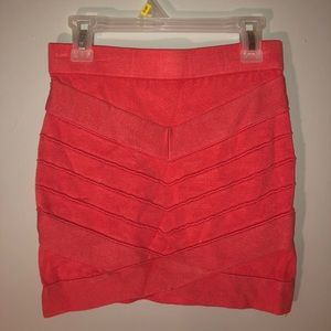 Coral Mini Skirt